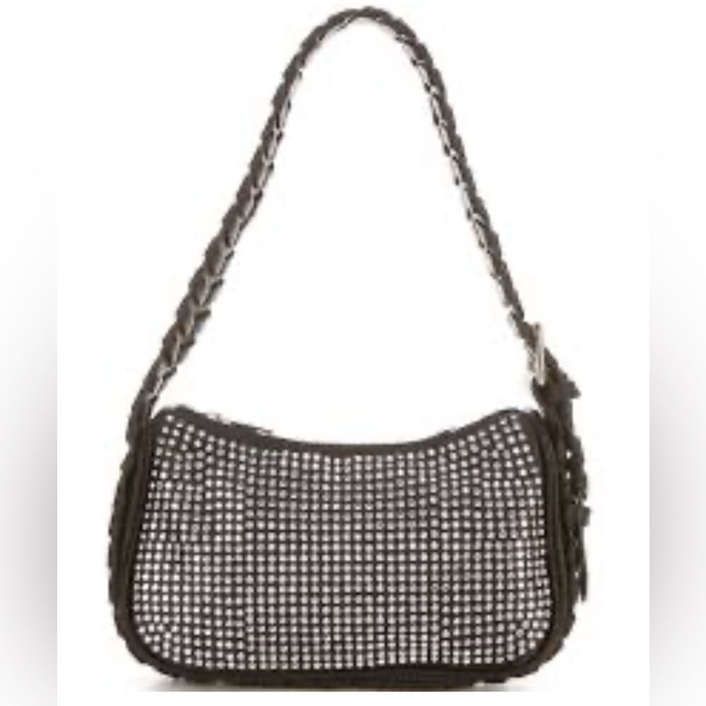 Anthropologie x Jules Kae Vegan studded black shoulder bag with Y2K inspired NWT - Picture 2 of 3